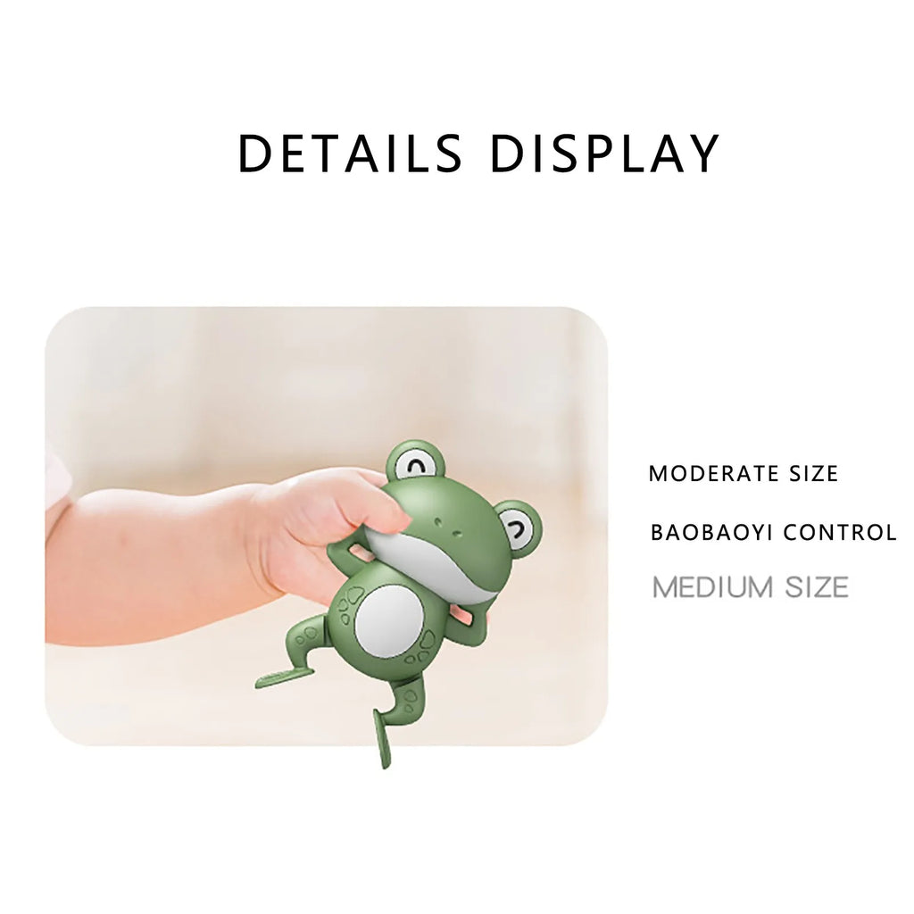 Bath Toys for Children New Baby Bath Swimming Bath Toy Cute Frogs Clockwork Baby Bath Toy Brinquedos Infantil игрушки для детей