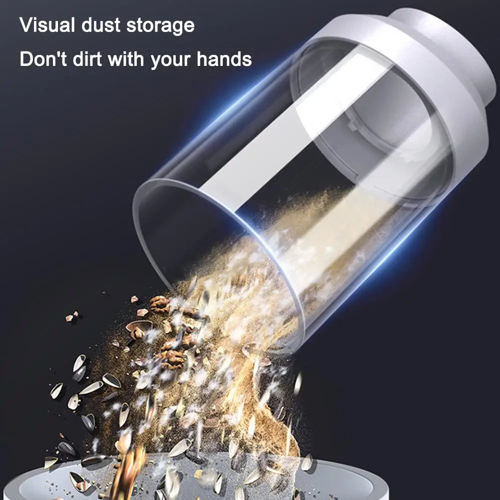 Portable Car Wireless  Vacuum Cleaner Multi-functional Handheld Powerful Suction Quick Cleaning For Auto Home Pet Office