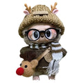 17cm Mini Plush Doll'S Clothes Outfit Accessories For Korea Kpop Exo Labubu Idol V1 V2 Sweater Headband Set Clothing Gift