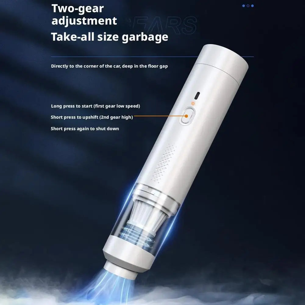 Portable Car Wireless  Vacuum Cleaner Multi-functional Handheld Powerful Suction Quick Cleaning For Auto Home Pet Office