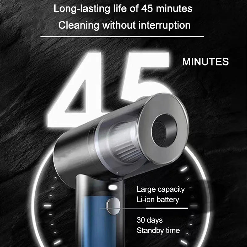 1pcs Wireless Handheld Multi Functional Household Use Car Vacuum Cleaner High Power Rechargeable Household Mini Vacuum Cleaner
