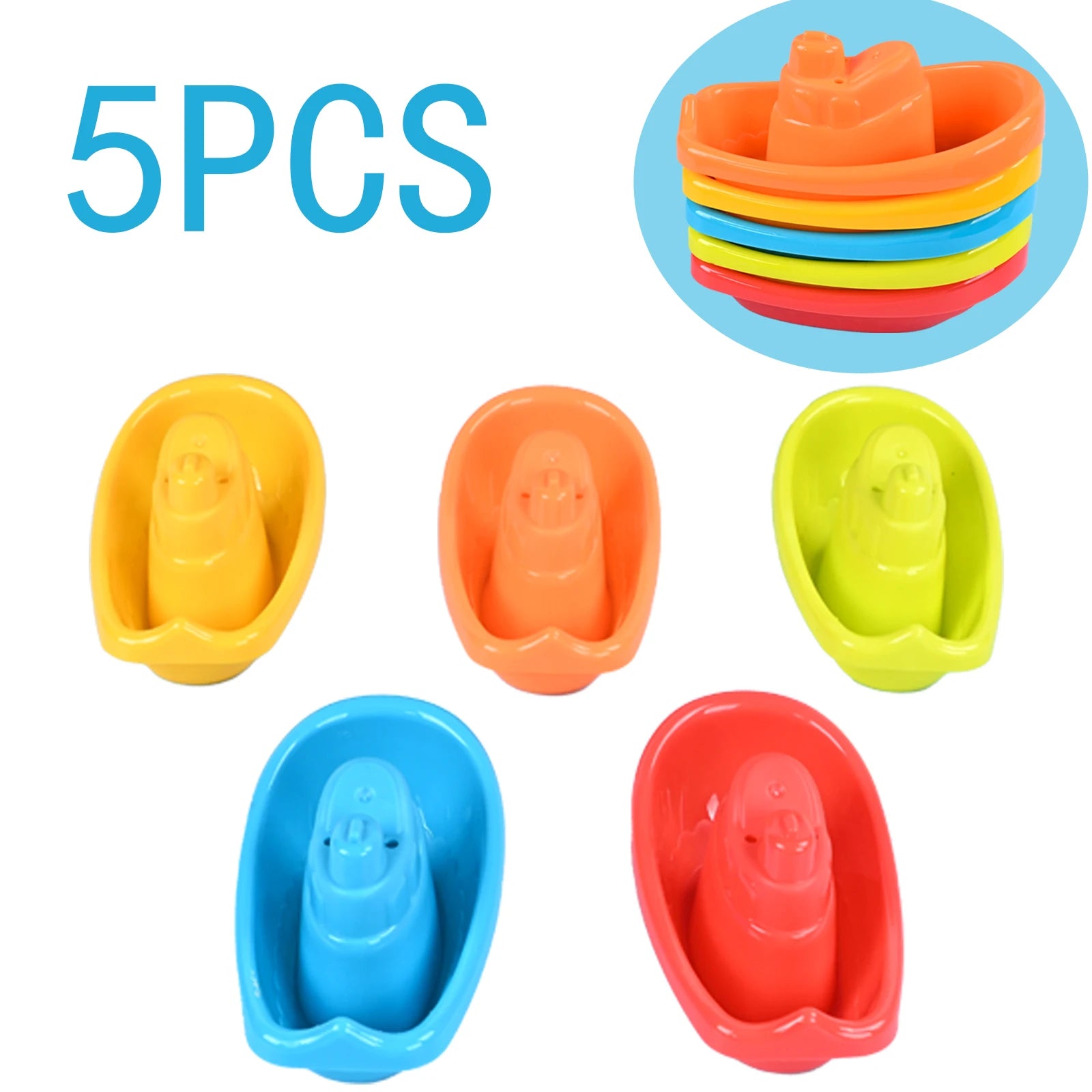Children'S Bathroom, Bath, Floating Boat, Summer Bath, Toy Bathtub, Swimming, Boys And Girls, Water Play, Stacked Beach Boat
